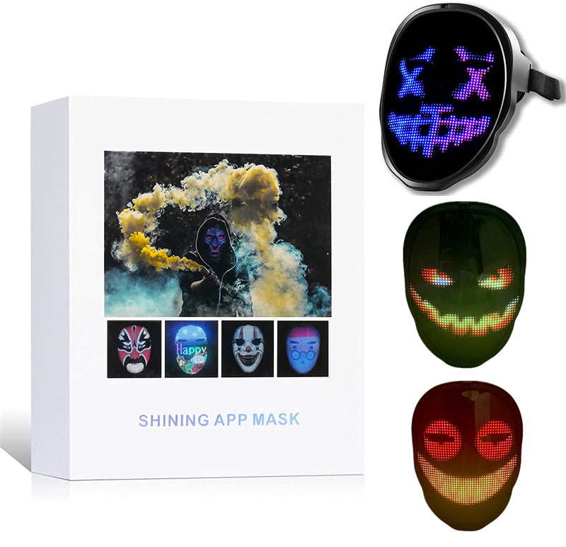 LED Mask-APP Programmable Glowing Luminous Digital Mask