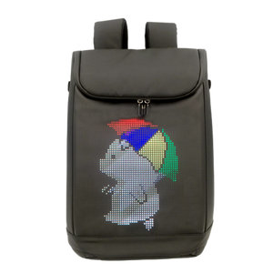 Men Backpack Led Display Laptop Backpack Diy Business Travel Smart Multifunction Backpack School Backpack Woman Multimedia Bag