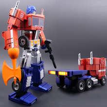 Cargar imagen en el visor de la galería, Transformers Optimus Prime Auto-Converting Programmable Robot
