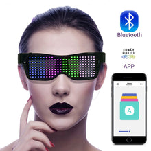 Cargar imagen en el visor de la galería, LED Glowing Glasses BT-1 (Bluetooth version) - Enoptech
