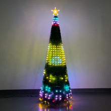 将图片加载到图库查看器，Glowing  APP Control LED lighting Christmas trees
