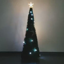 Load and play video in Gallery viewer, Glowing APP Control LED lighting Christmas trees 
